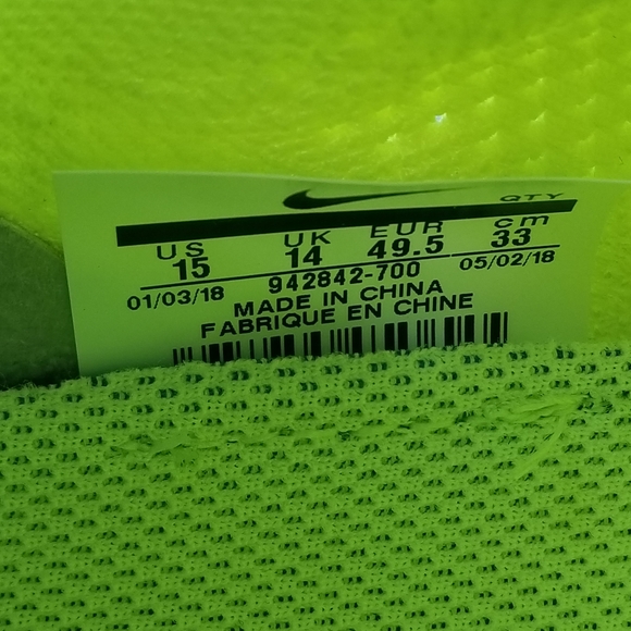 New Nike Vapormax Flyknit 2 Size 15 - Picture 7 of 7